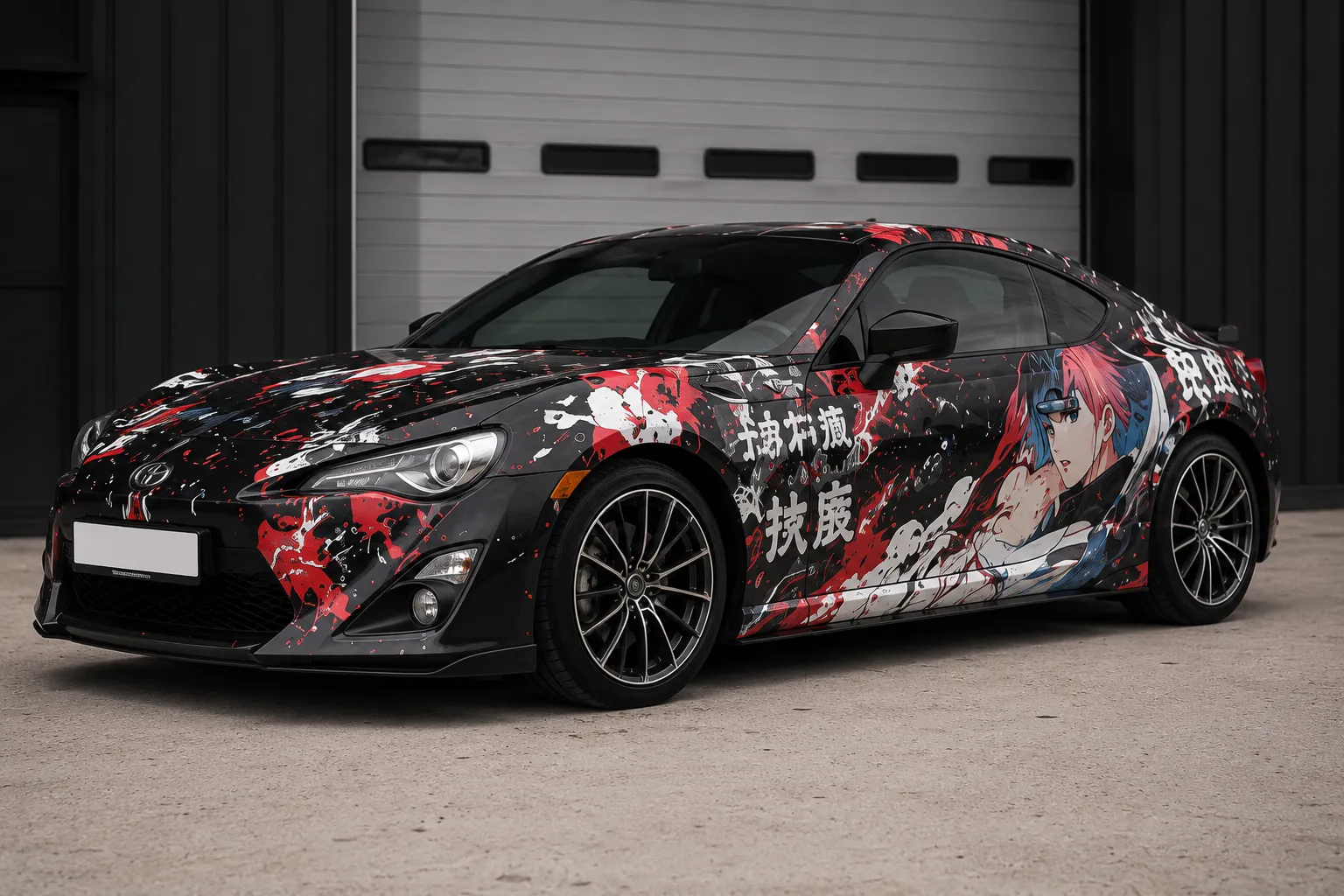 Работа студии: Toyota GT86 / полная оклейка